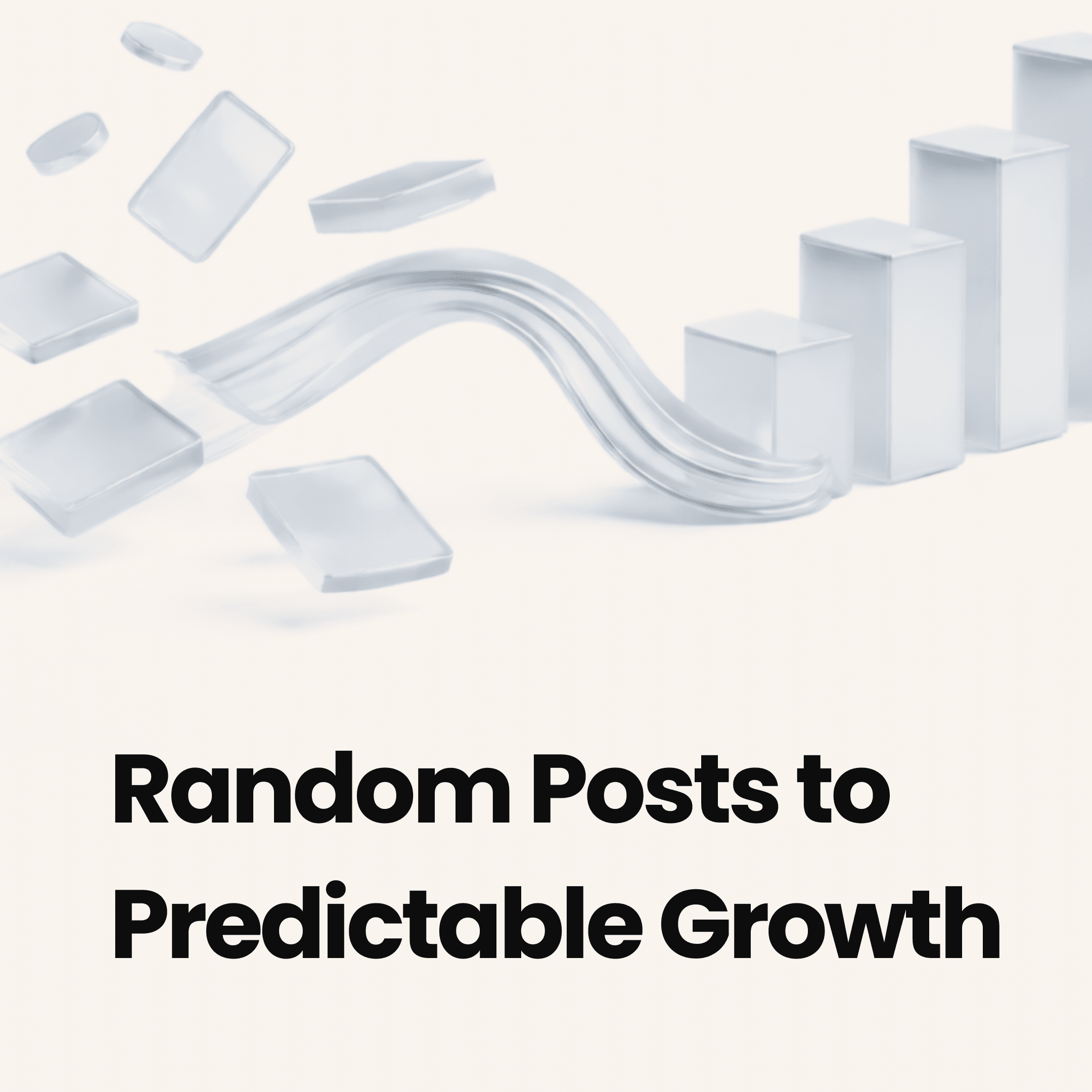 From random posting to predictable LinkedIn growth trajectory