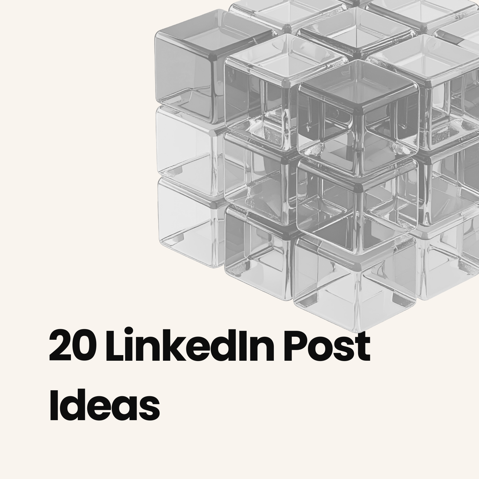LinkedIn post ideas organized by category with engagement metrics